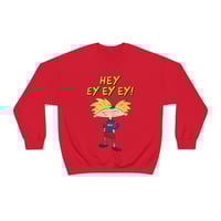 Image 3 of Hey Ey Ey Ey! Heavy Blend Crewneck Sweatshirt
