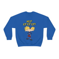 Image 2 of Hey Ey Ey Ey! Heavy Blend Crewneck Sweatshirt