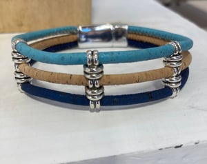 Image of Three-Strand Cork Bracelet