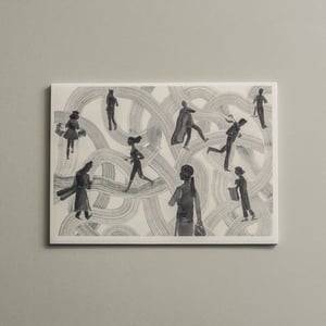 Image of City Folk <br> A6 postcard