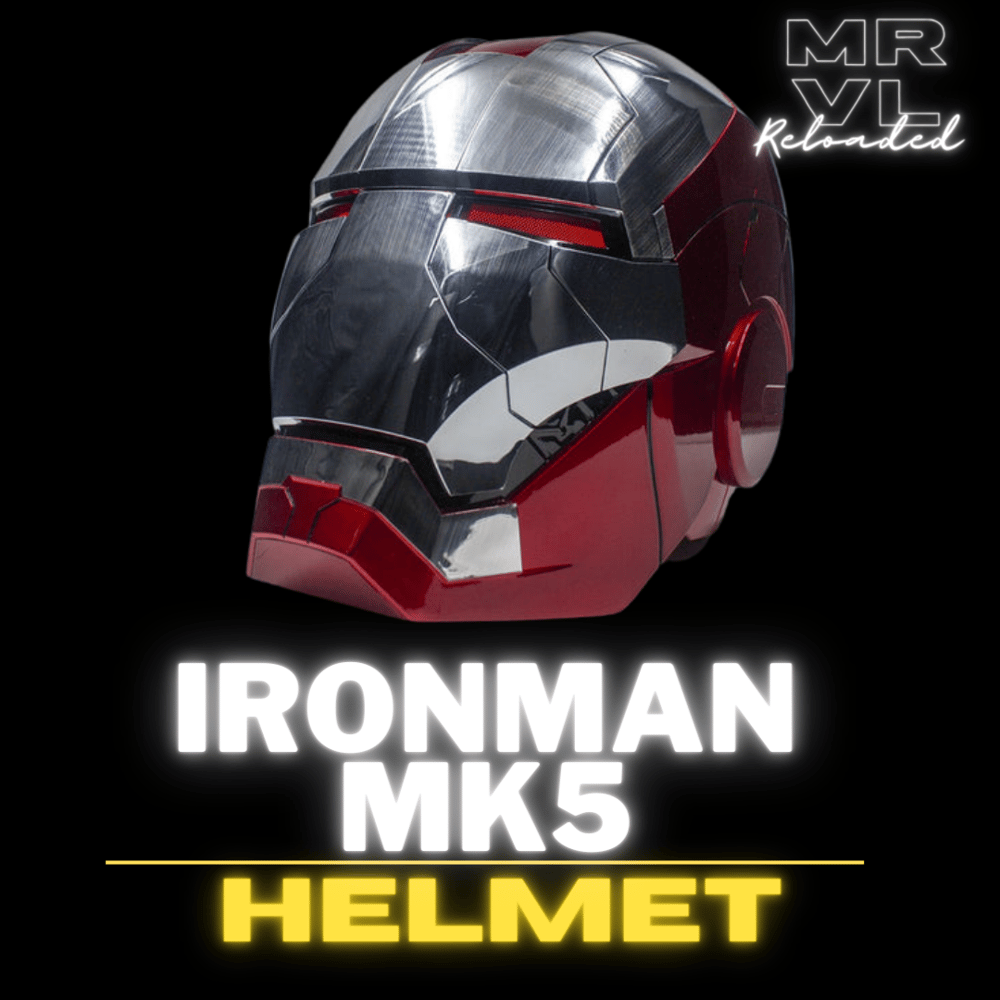 Iron Man MK5 Helmet with Sound FX & LED Eyes, Fully Cosplay Ready