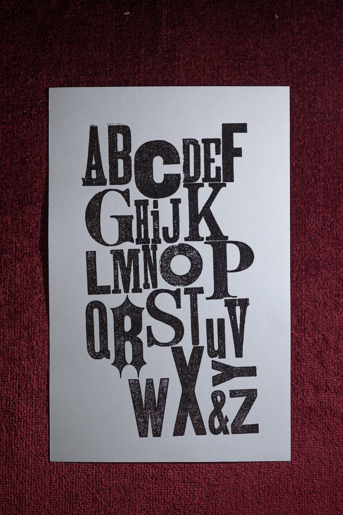 Image of Alphabet Print