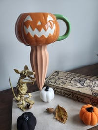 Image 2 of Pumpkin Head Plant Feeder