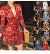 Spring casual women evening dress 