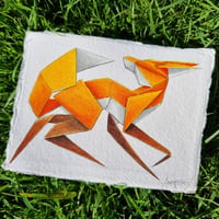 "Bin Dog #16" original watercolour 