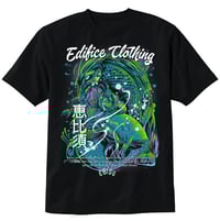 Image 1 of EDIFICE CLOTHING EBISU GODS OF FORTUNE BLACK SHORT SLEEVE SHIRT  M-XL