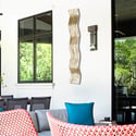 Metal Wall Art Home Decor- Affinity Beige- Abstract Contemporary Modern Garden Decor