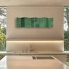 Metal Wall Art Home Decor- Gratitude Dark Green - Abstract Contemporary Modern