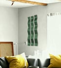 Metal Wall Art Home Decor- Harmony Dark Green- Abstract Contemporary Modern Art