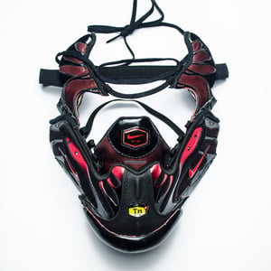 Image of DEMON MASK  / SNKR MASK / BLACK RED