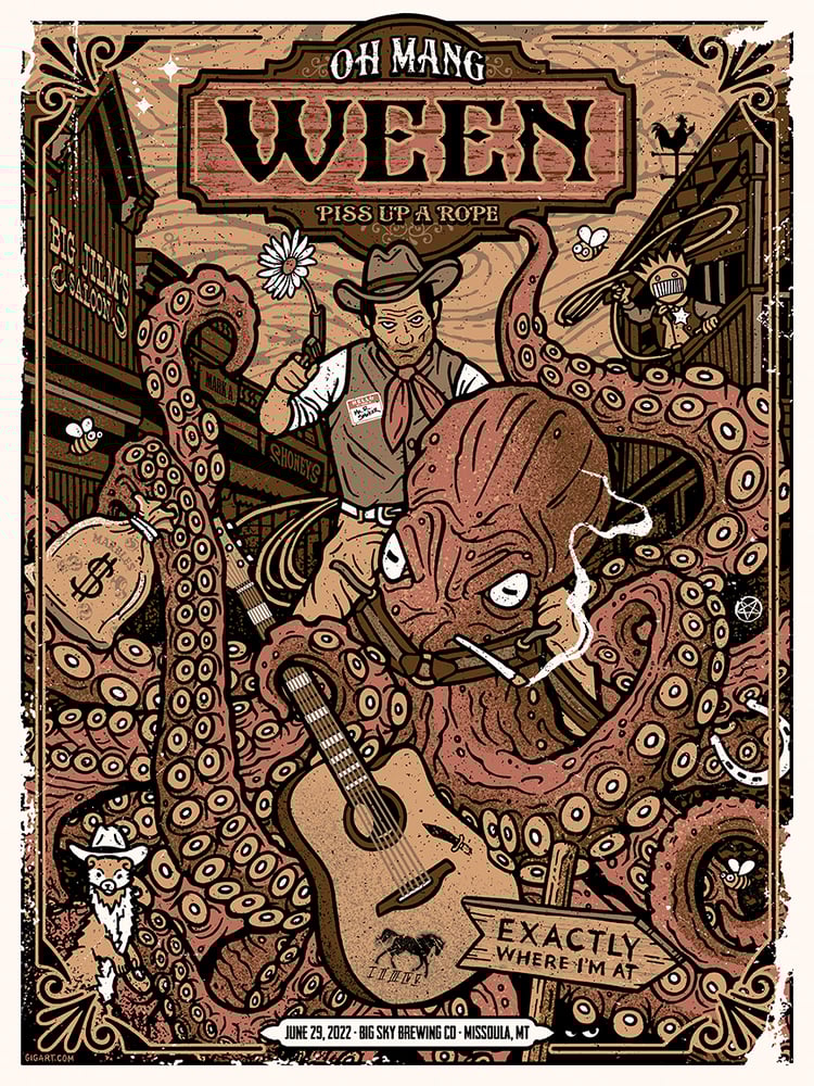Image of Ween Montana 2022 - Main Show Print