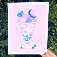 Polar Bear Sundae - Riso Print