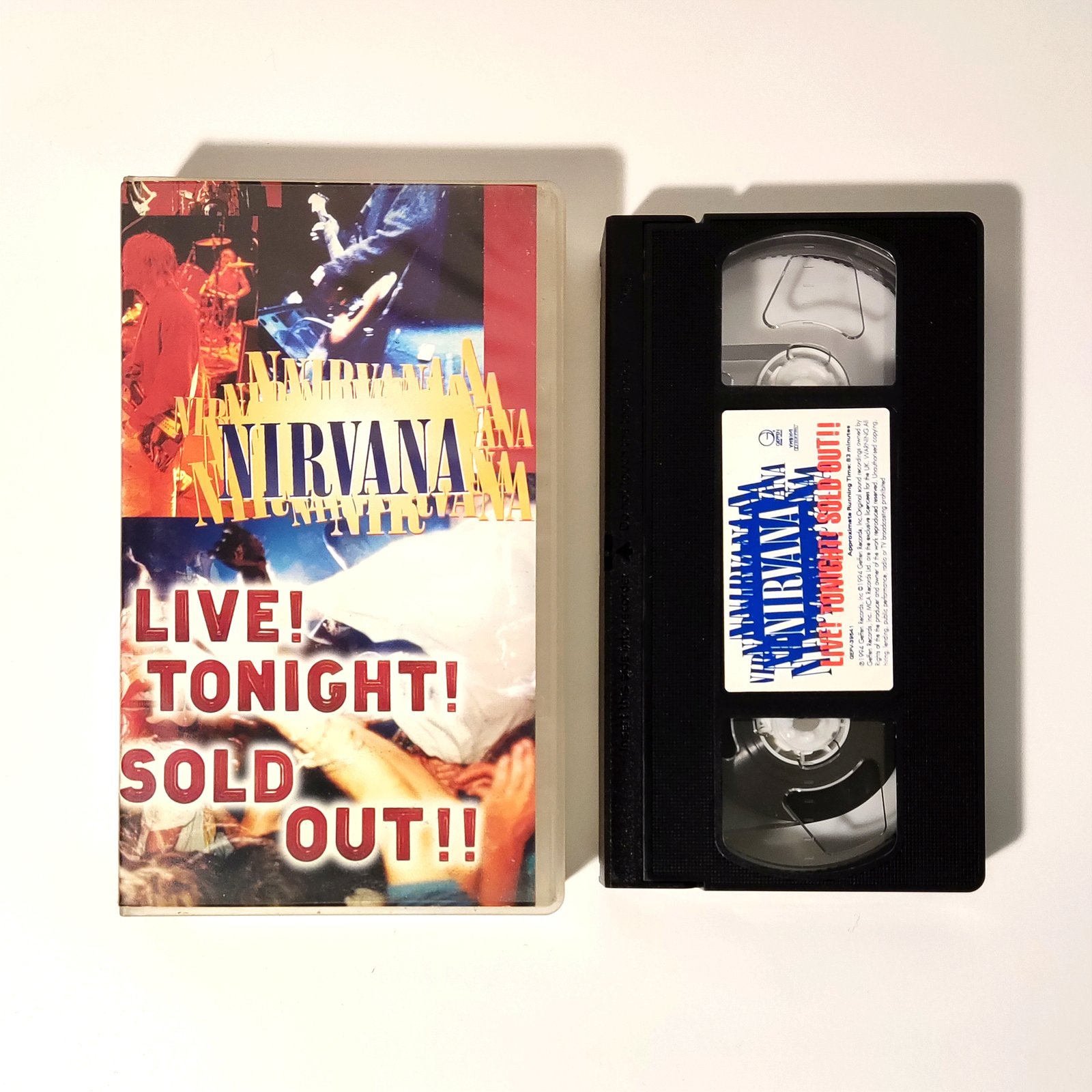 Nirvana: Live! Tonight! Sold Out!! VHS | Wolf Tapes