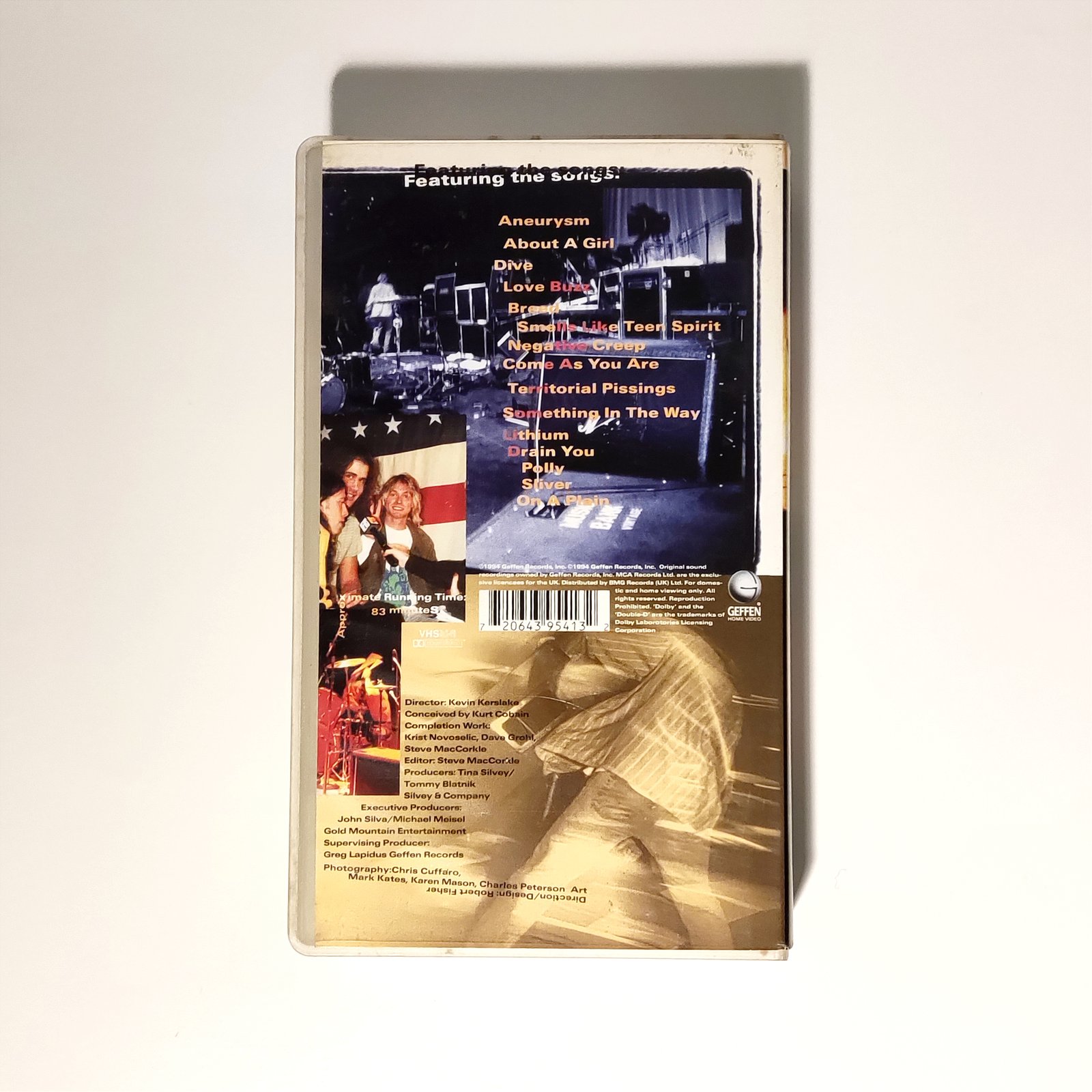 Nirvana: Live! Tonight! Sold Out!! VHS | Wolf Tapes