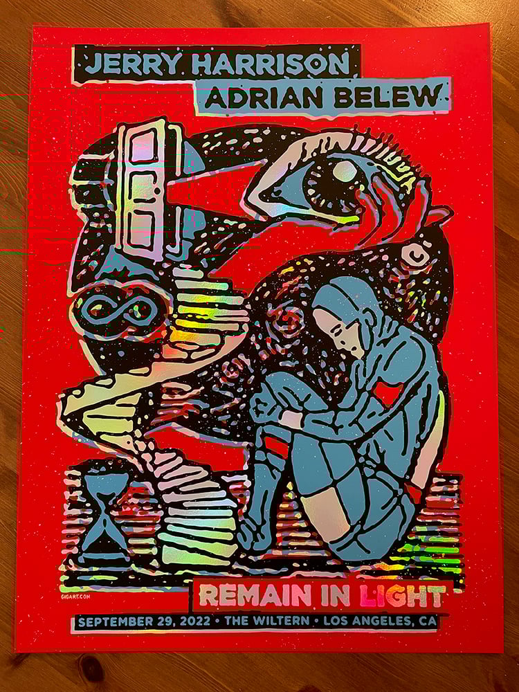 Image of Remain In Light Rainbow Foil Variant - Jerry Harrison & Adrian Belew