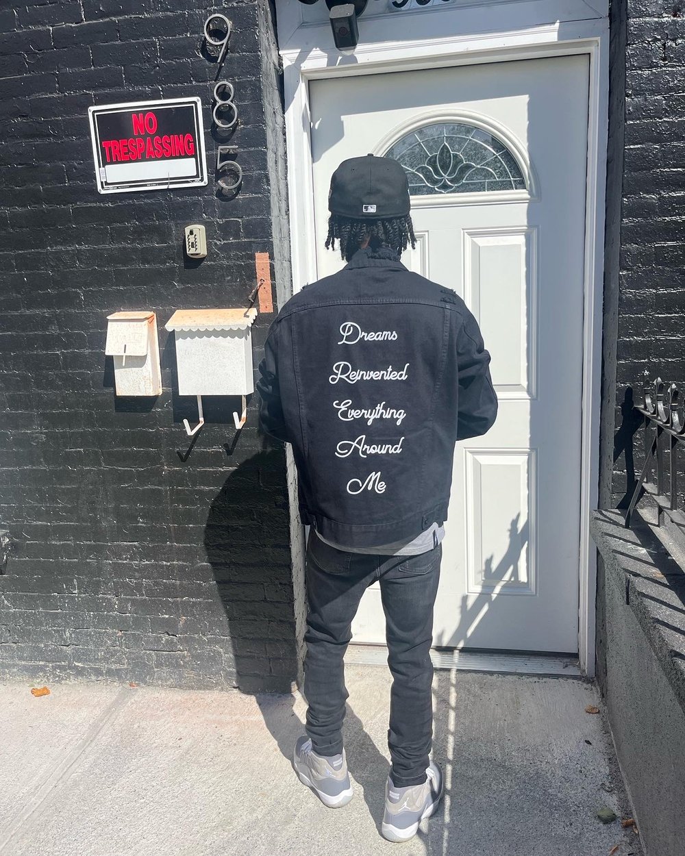Image of Distressed Denim Jacket 