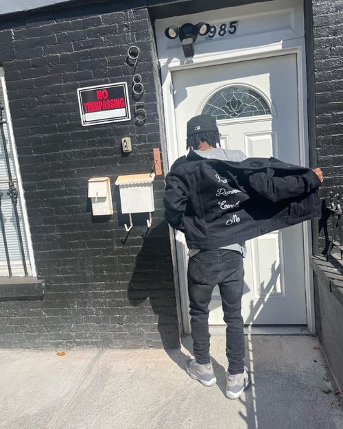 Image of Distressed Denim Jacket 