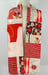 Image of Red and White Maple Scarf
