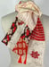Image of Red and White Maple Scarf