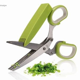 Image of 5- Layer Vegetable Kitchen Scissors 