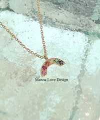 Image 1 of 14k Hawaii rainbow necklace 
