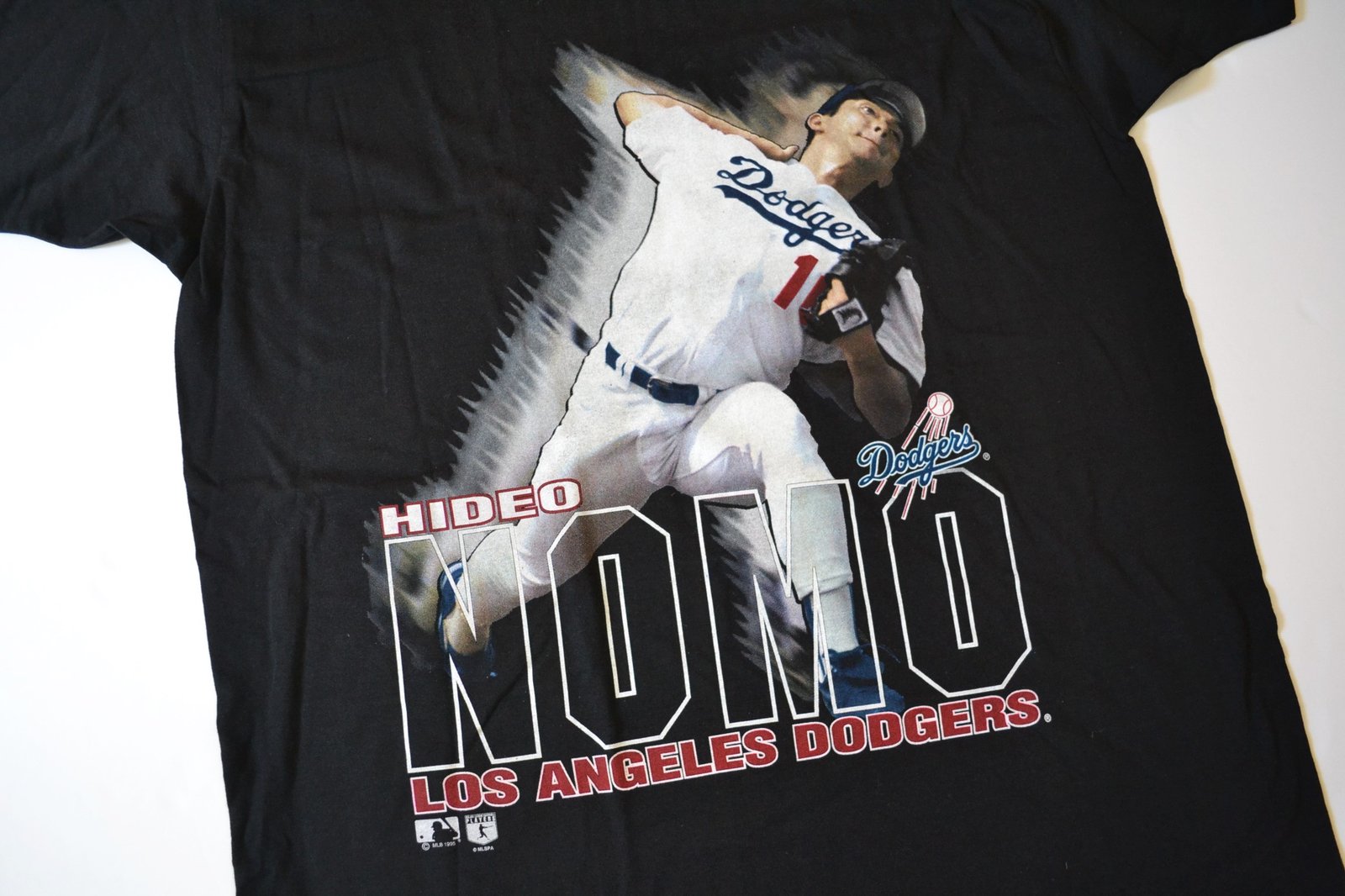 Vintage  Los Angeles Dodgers Hideo Nomo Salem Sportswear T Shirt Sz.XL