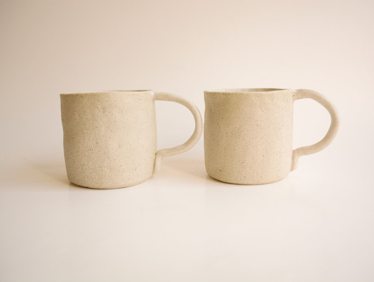Image of Stone Mug C-handle Set