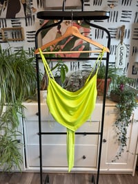 Image 1 of Fashion  Nova neon tie back top