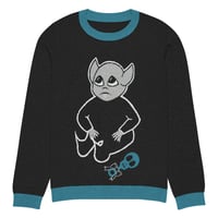 Image 7 of Totferatu Knitted crew neck sweater