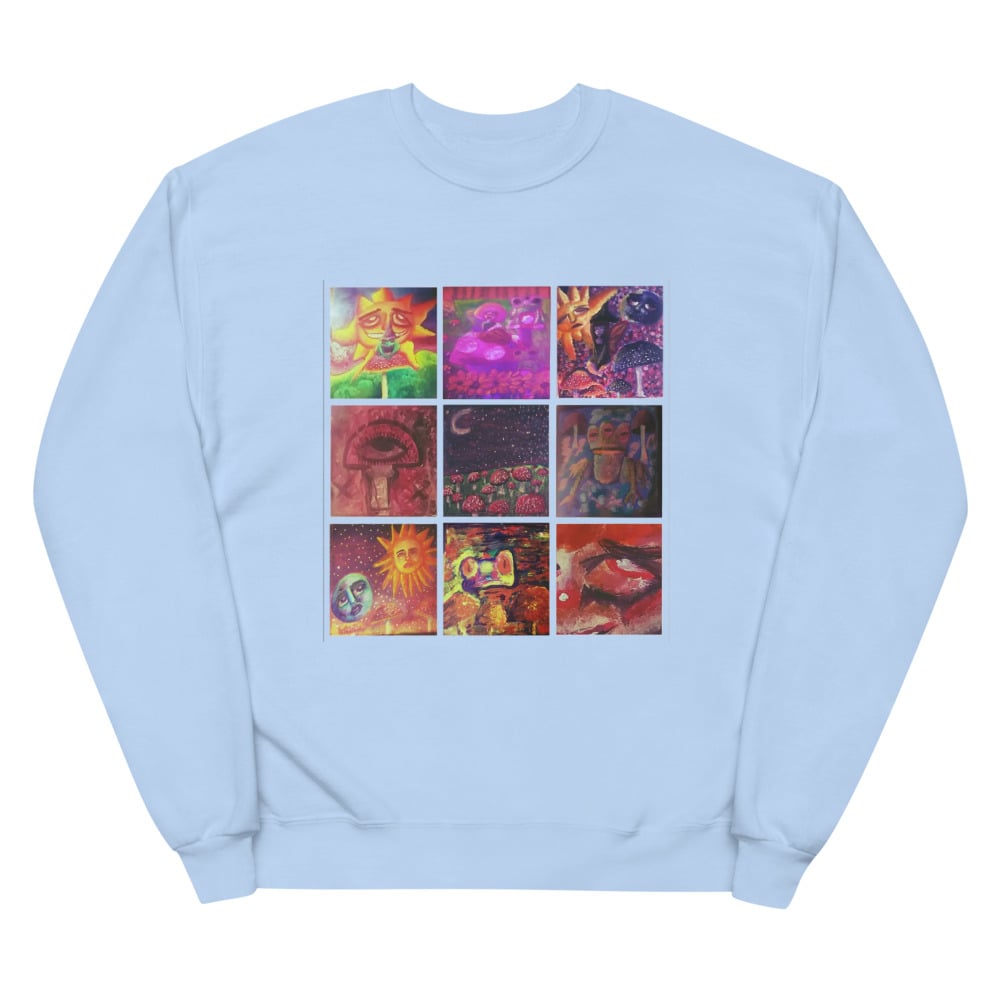 Image of Acid Dreams Unisex fleece sweatshirt