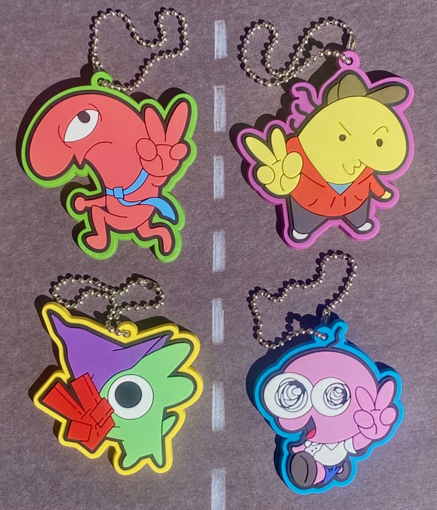 Image of Smiling Friends Rubber Keychain