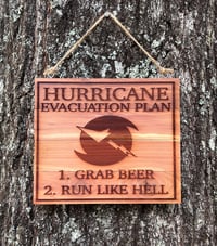 Image 1 of Hurricane Evacuation sign