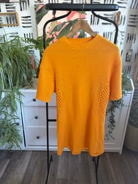 Image 1 of H & M orange sweater tunic/dress 