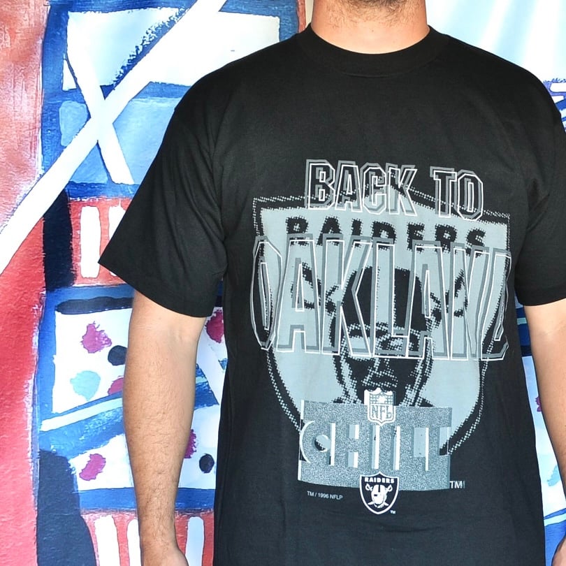 Vintage 1996 Oakland Raiders Welcome Back NFL Chill T-Shirt Sz.XL