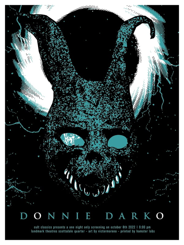 DONNIE DARKO - 18 X 24 - Limited Edition Screenprint Movie Poster