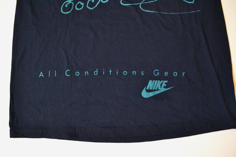 Image of Vintage 1992 Nike ACG Rollerblading Grey Tag T-Shirt Sz.L
