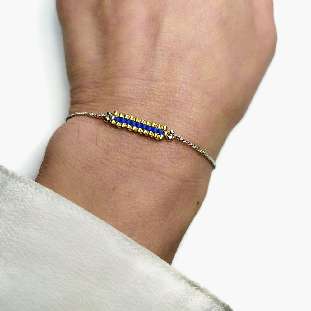 Image of Bracelet Barrette couleur