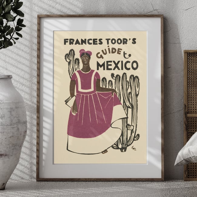 Frances Toor's guide to Mexico Poster