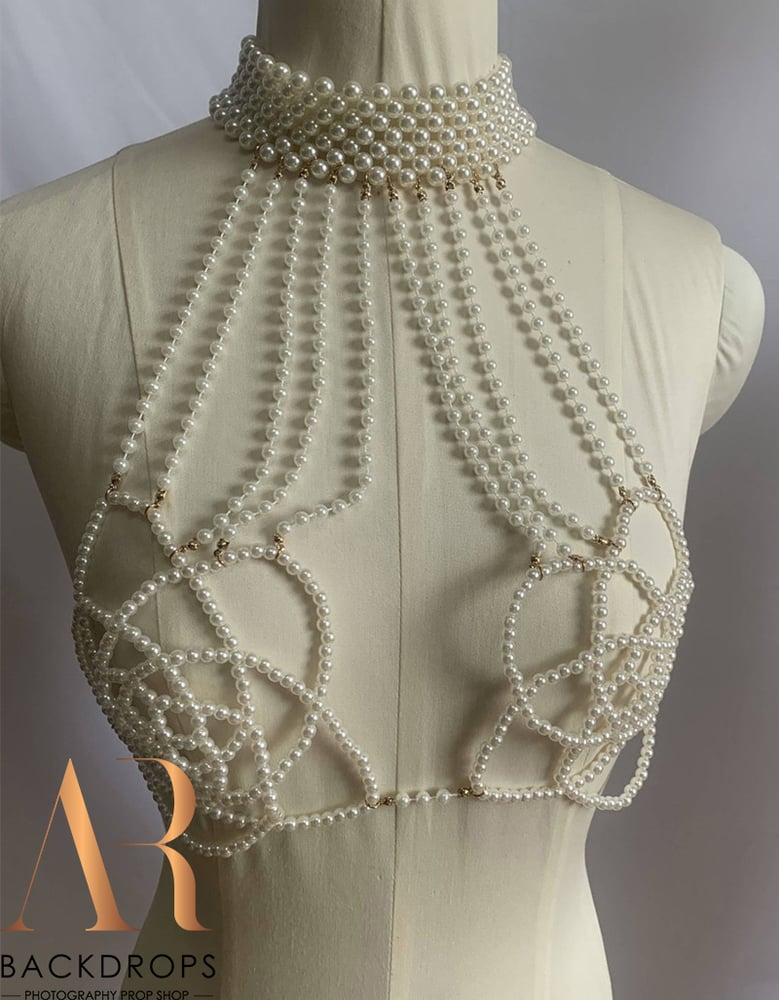 Image of Mulberry pearl bra top