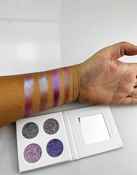 Image 3 of Duo Chrome Matte Eyeshadow Palette - Mixed Series 