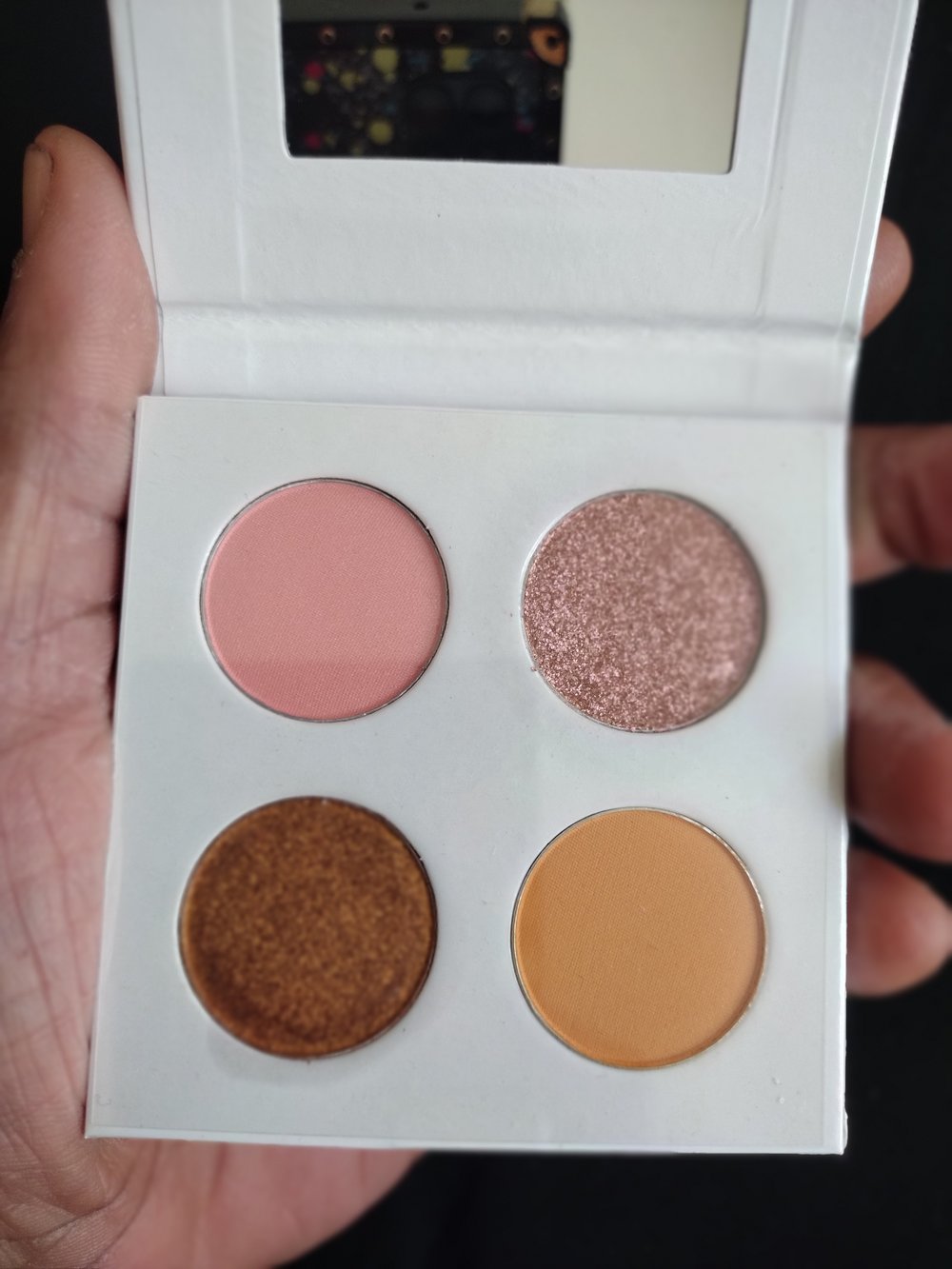 Duo Chrome Matte Eyeshadow Palette - Yellow Series 