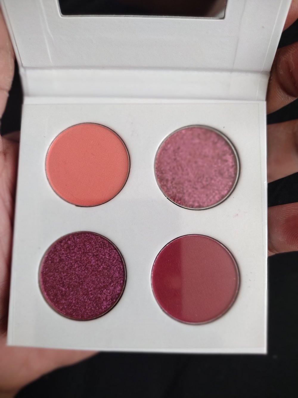 Duo Chrome Matte Eyeshadow Palette - Red Series 
