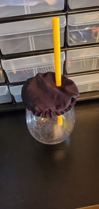 Image 2 of Drink cover & Zippered scrunchie.