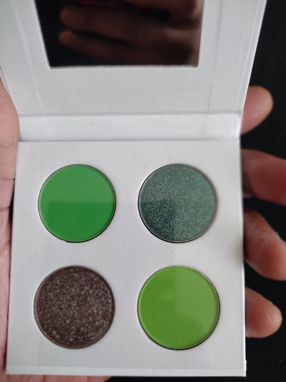Duo Chrome Matte Eyeshadow Palette - Green Series 