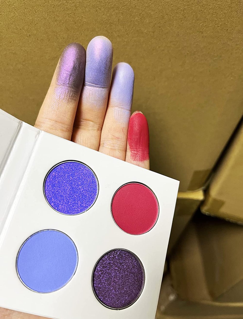 Duo Chrome Matte Eyeshadow Palette - Purple Series