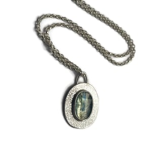 Image of Silver Kyanite necklace 2