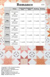 Romance Quilt Pattern - PAPER pattern