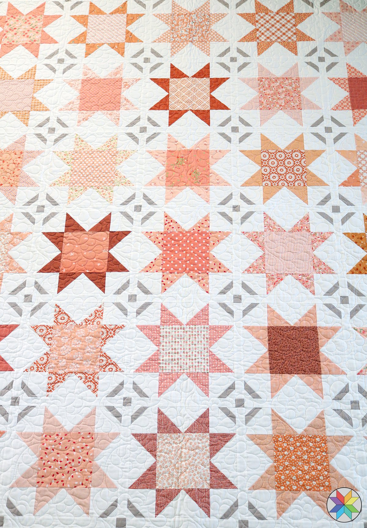 Romance Quilt Pattern PAPER pattern A Bright Corner
