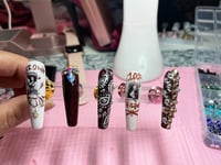 Image 1 of BROWN PRIDE  RAZA STYLE PRESS ONS 