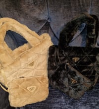 Image 2 of Milano faux fur 2 piece bag 